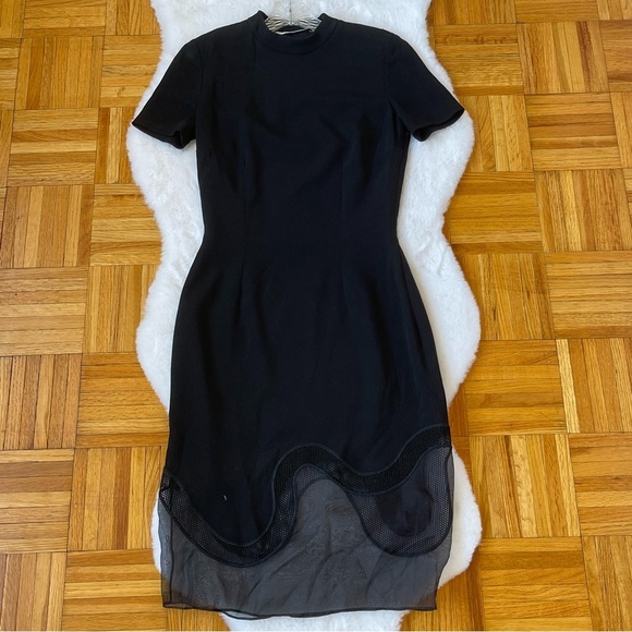STELLA MCCARTNEY black short sleeve dress - Picture 6 of 14